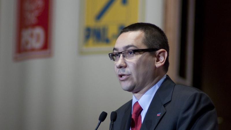Ponta: Geoana mi-a spus ca nu pleaca de la Senat, cu riscul de a fi sustinut de PDL si UNPR