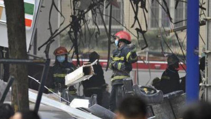VIDEO! Explozie devastatoare la un fast-food din China: 7 morti si 31 de raniti