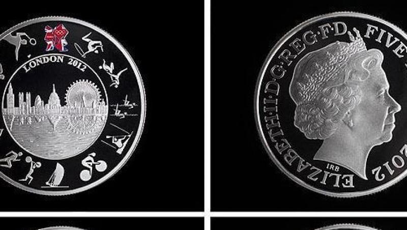 Vezi cum arata moneda special creata pentru Jocurile Olimpice 2012!
