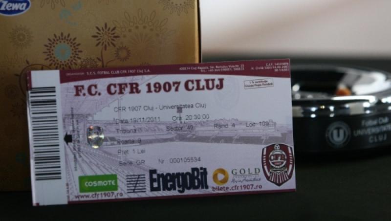 Conducerea lui ”U” aduce dovezi: ”Exista bilete la derby care costa un leu si se impart prin Cluj!”