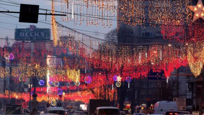 Lumini de Craciun in Capitala: 2,5 milioane de beculete ecologice si holograme