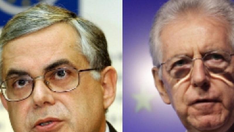 Grecii si italienii au guverne noi. Criza din zona euro, neschimbata