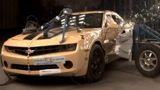 Chevrolet Camaro a obtinut cel mai bun punctaj la testele de impact