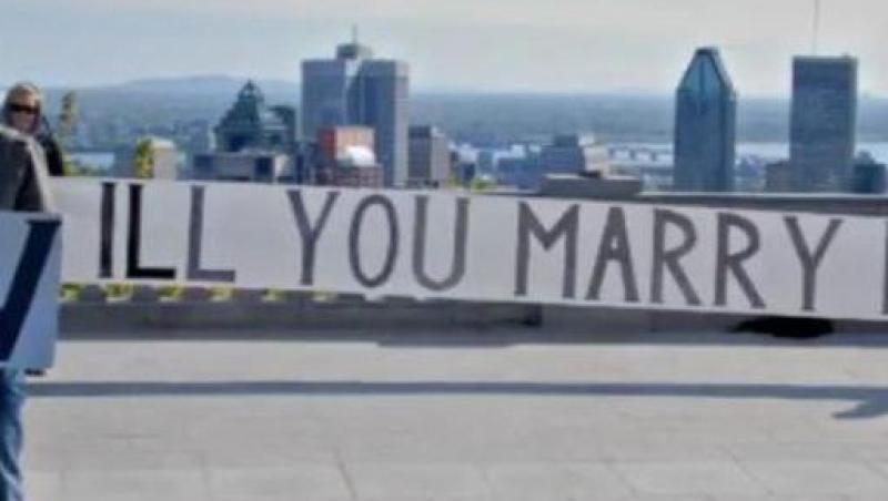 VIDEO! Montreal: Au planificat cererea in casatorie cu 6 ani in avans