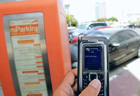 Plata parcarii in Capitala se va putea face prin SMS