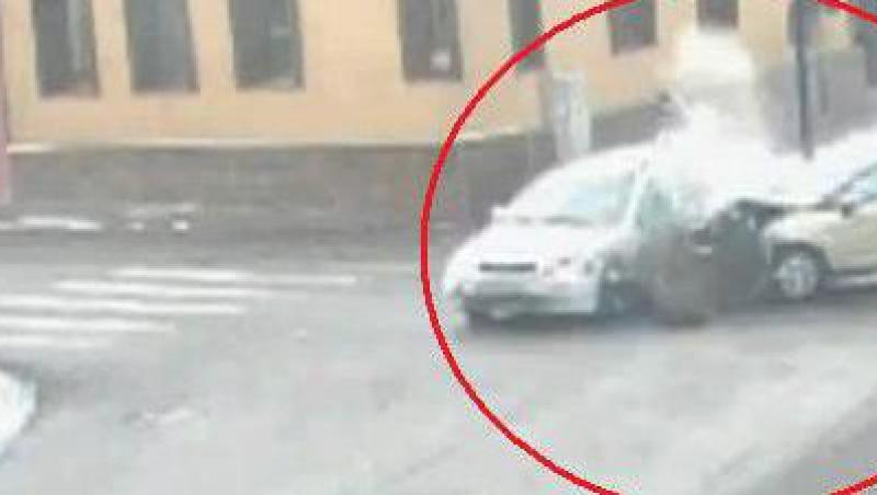 VIDEO! Cursa de taxi cu ghinion pentru un clujean