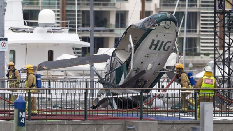IMAGINI SOCANTE! Elicopter doborat de un cablu in Noua Zeelanda
