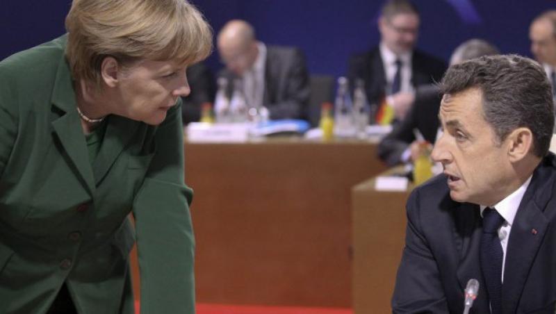 Sarkozy si Merkel avertizeaza: Prabusirea economiei Italiei inseamna sfarsitul euro