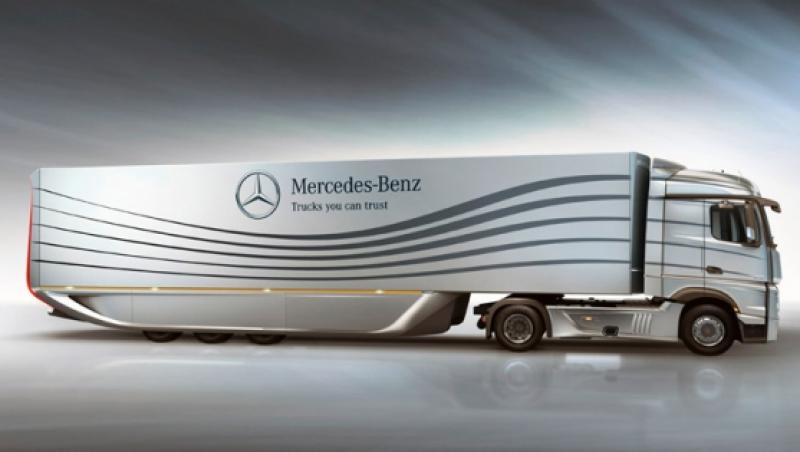 Mercedes-Benz revolutioneaza designul remorcilor
