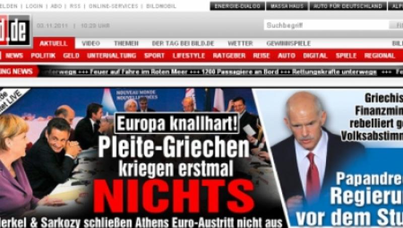 Tabloidul german Bild vrea referendum pentru 