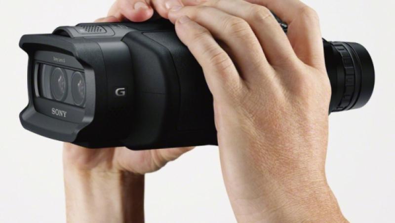 FOTO! Sony lanseaza un binoclu 3D care filmeaza full HD!