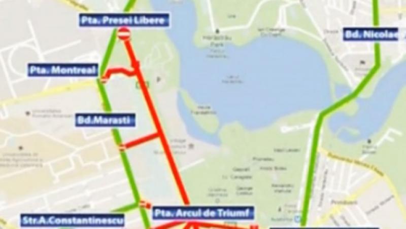 VIDEO! Bucuresti: Vezi restrictiile de trafic de Ziua Nationala!