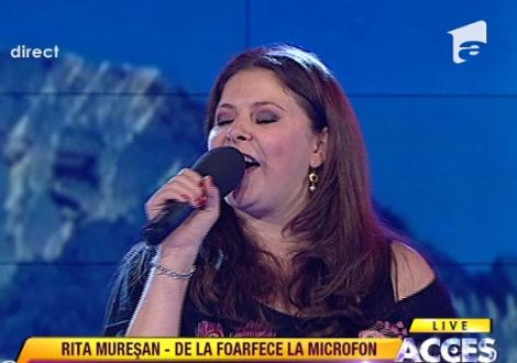VIDEO! Rita Muresan s-a apucat de cantat!