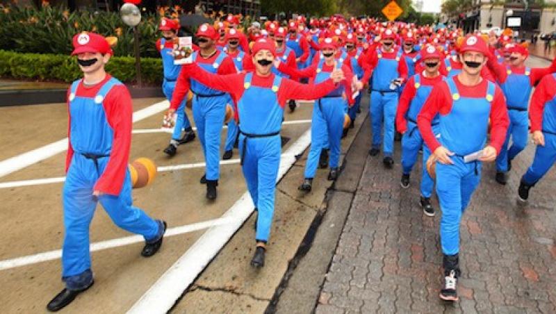Super Mario a invadat strazile din San Diego