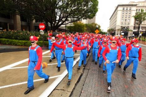 Super Mario a invadat strazile din San Diego