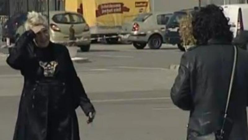 VIDEO! Silvia Dumitrescu si Vali Vijelie au sarit la bataie intr-o parcare
