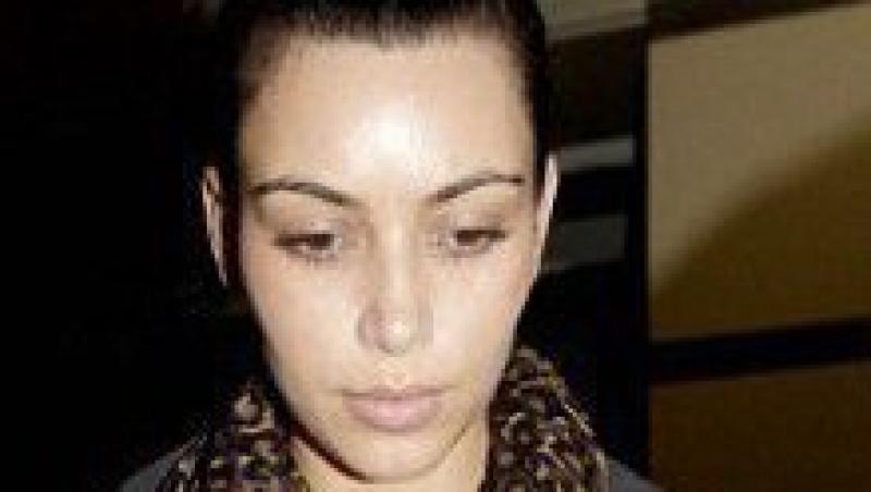 FOTO! Kim Kardashian, desfigurata dupa divort!