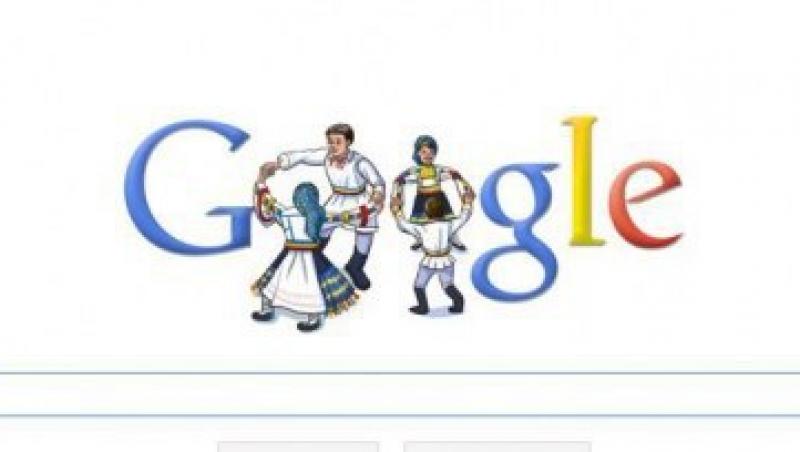 Google dedica un doodle romanilor, de Ziua Nationala