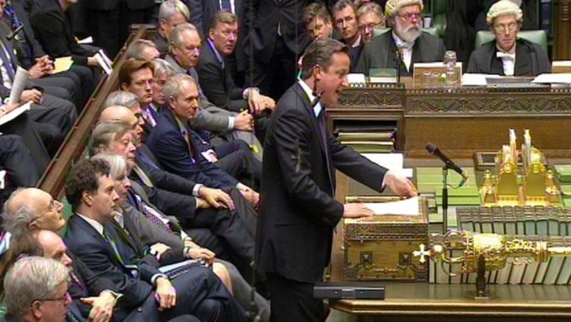 Premierul britanic a explicat neconvingator in Camera Comunelor decizia de a nu participa la 