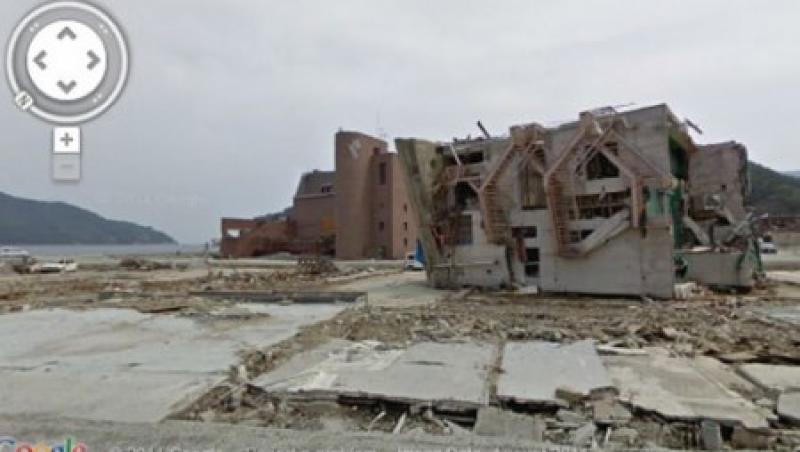 Zonele devastate de tsunami din Japonia, pe Google Street View