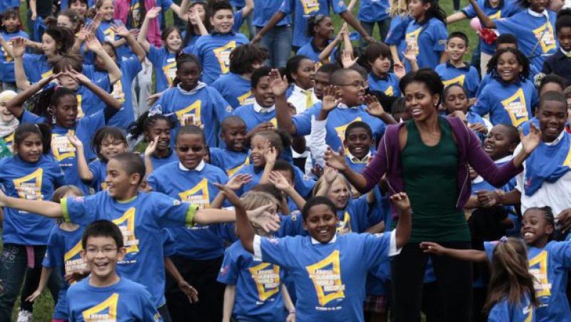 VIDEO! Michelle Obama a intrat oficial in Cartea Recordurilor prin campania 