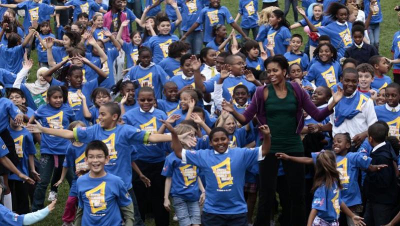 VIDEO! Michelle Obama a intrat oficial in Cartea Recordurilor prin campania 