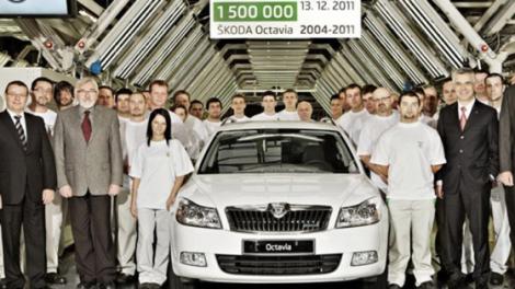 A fost produs exemplarul Skoda Octavia cu numarul 1.500.000