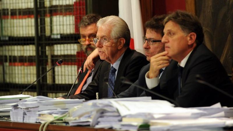 UPDATE! Premierul Monti a obtinut votul de incredere al deputatilor pentru planul sau anticriza
