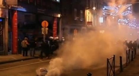 VIDEO! Revolta congoleza la Bruxelles: magazine si masini, distruse