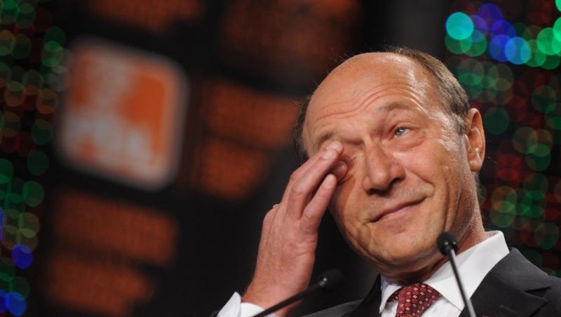 Traian Basescu, in lacrimi: 