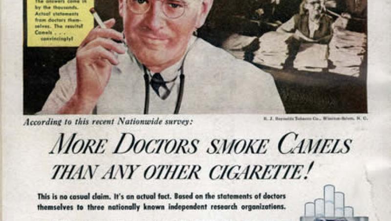 Top 10 cele mai ciudate reclame la tigari