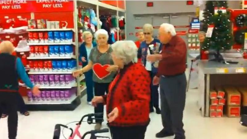 VIDEO! Flash Mob senzational cu pensionari