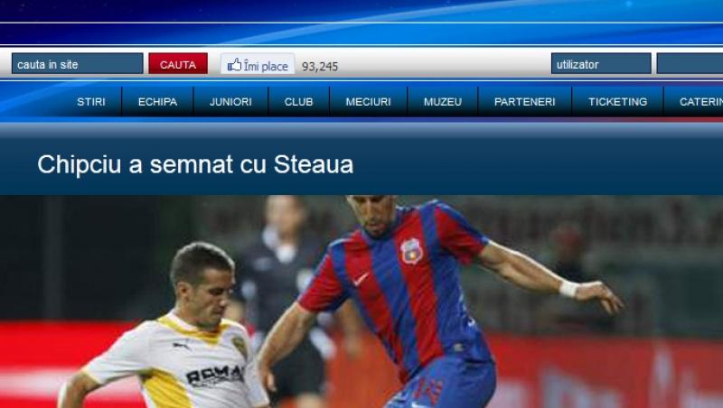 Oficial: Alexandru Chipciu a semnat pe cinci ani cu Steaua
