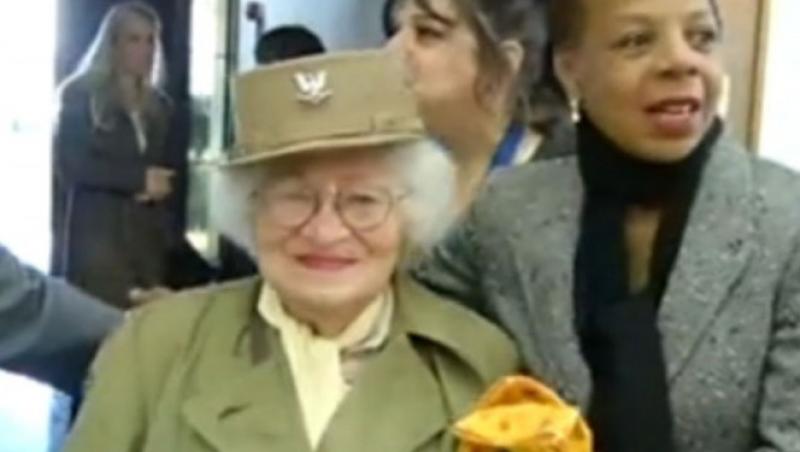 VIDEO! Cea mai in varsta femeie veteran din SUA, originara din Romania