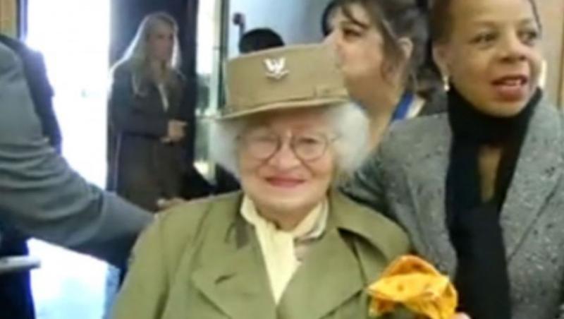 VIDEO! Cea mai in varsta femeie veteran din SUA, originara din Romania