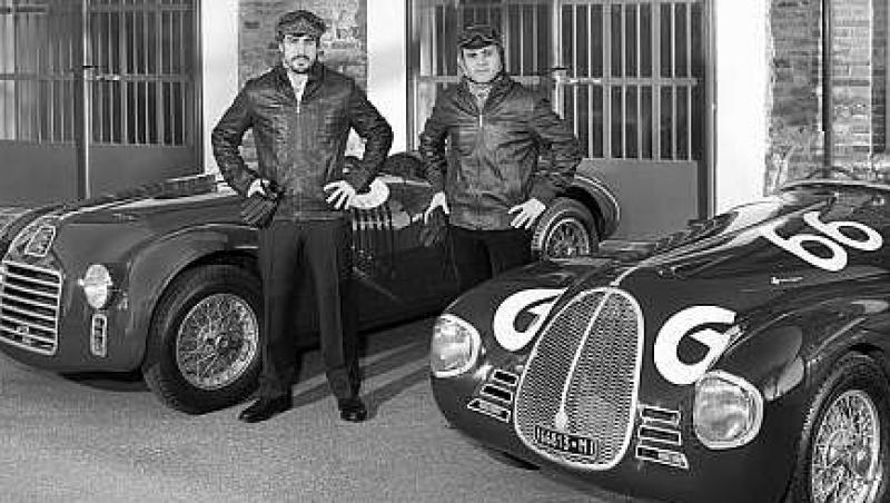 FOTO! Alonso si Massa au condus doua modele Ferrari din anii '40