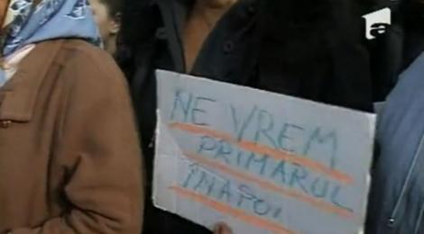 VIDEO! Protest spontan la Jilava, impotriva arestarii primarului