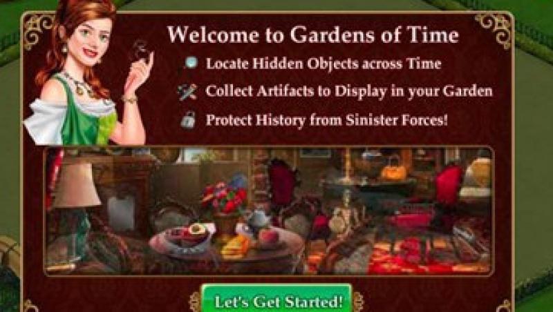Cel mai popular joc de pe Facebook in 2011 este Gardens of Time