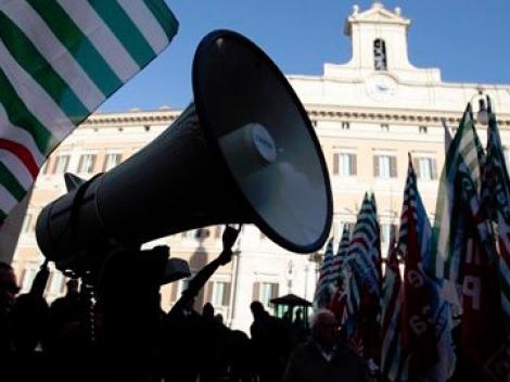 VIDEO! Protest de Craciun la Roma