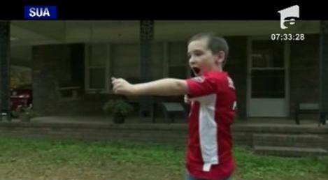 VIDEO! SUA: Un copil a devenit binefacator la 7 ani