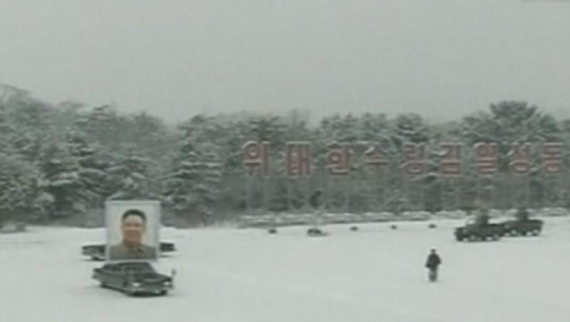 VIDEO! Coreea de Nord: Kim Jong-il, condus pe ultimul drum