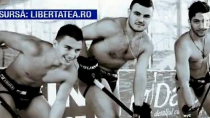 VIDEO! Hocheisitii de la Steaua Rangers si-au facut calendar sexy