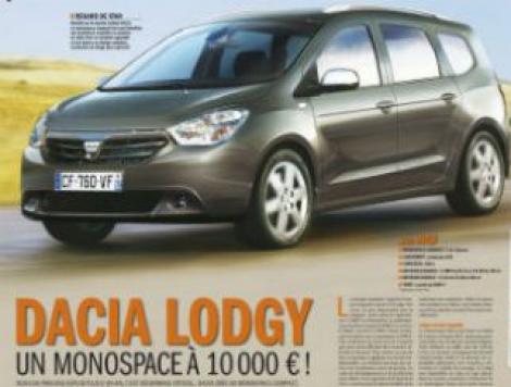 Dacia Lodgy, cel mai ieftin MPV compact. Vezi pretul!