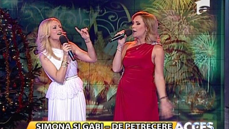 VIDEO! Simona Gherghe si Gabi Firea au cantat la Acces Direct!
