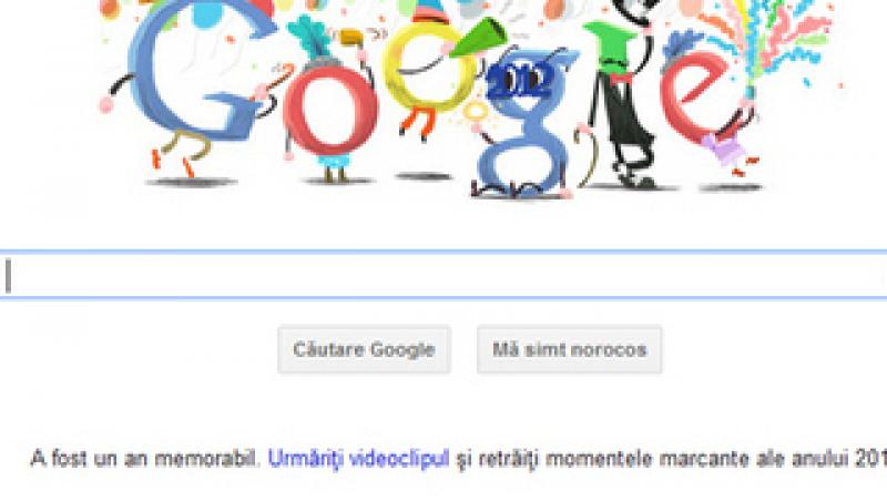 VIDEO! Google sarbatoreste Anul Nou cu un logo si un clip special