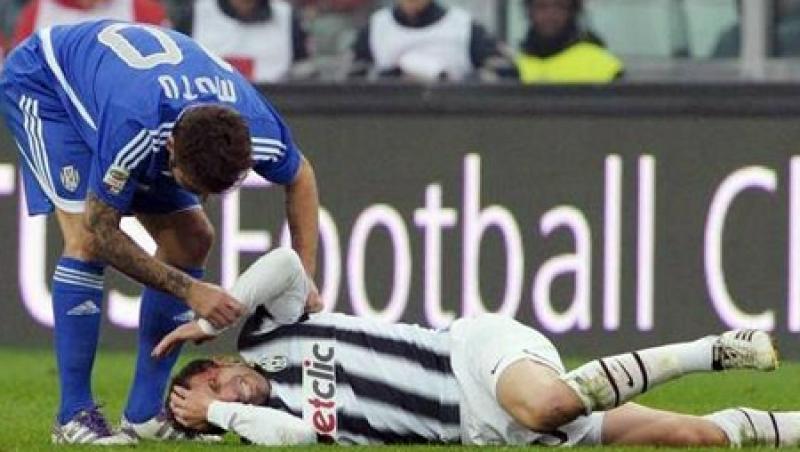 Del Piero, pe urmele lui Galamaz: a fost lovit la tampla
