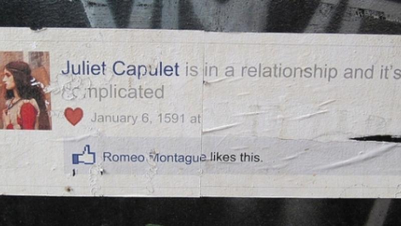 Romeo si Julieta, in varianta Facebook