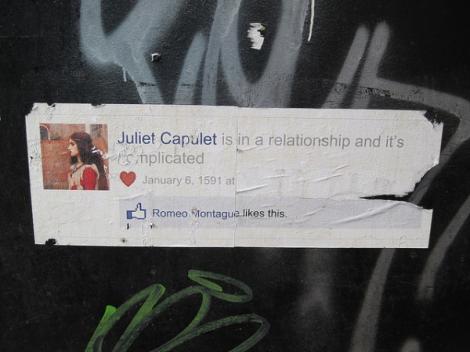 Romeo si Julieta, in varianta Facebook