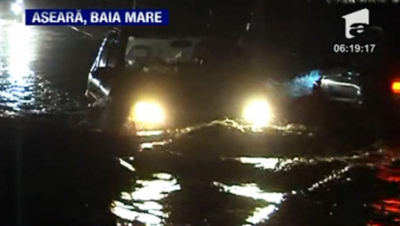 VIDEO! Inundatii in Maramures - mai multe drumuri nationale, blocate ‎