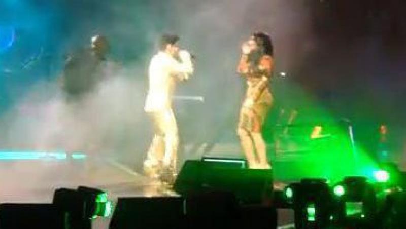 VIDEO! Kim Kardashian a fost data afara de pe scena de catre Prince!